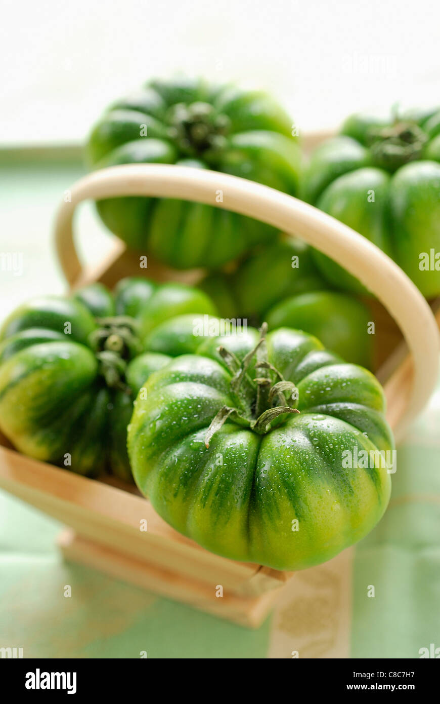 green beef tomatoes Stock Photo Alamy