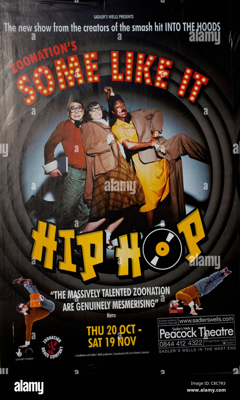 Some Like It Hip Hop promotional poster. Stock Photo