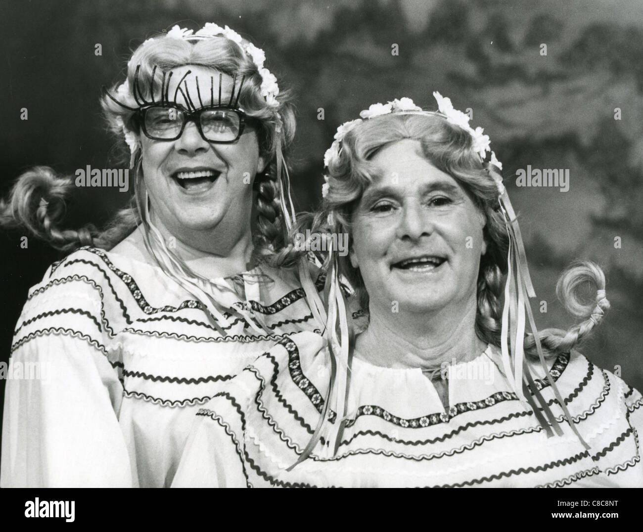 MORECAMBE AND WISE UK comedy duo of Eric Morcambe and Ernie Wise on ...