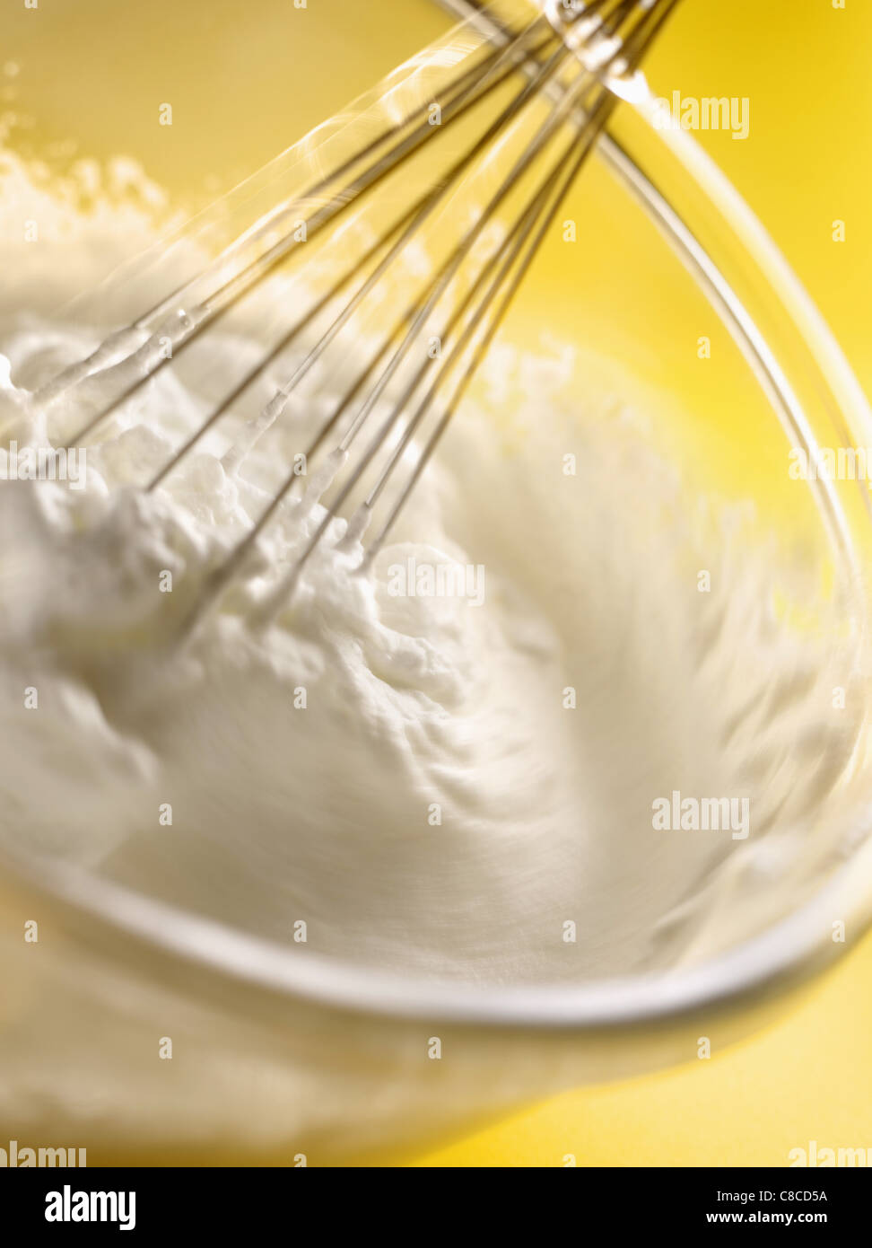Whipping egg whites Stock Photo Alamy