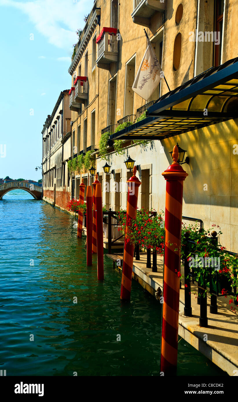 Venice Italy showing canal Stock Photo Alamy