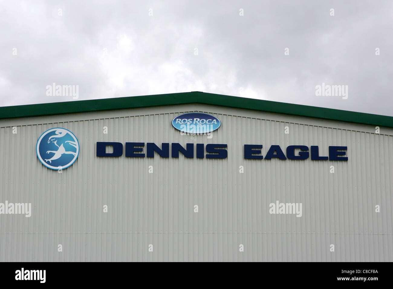 ros roca, dennis eagle factory at leamington spa warwick where chassis are manufactured sept 2011 Stock Photo