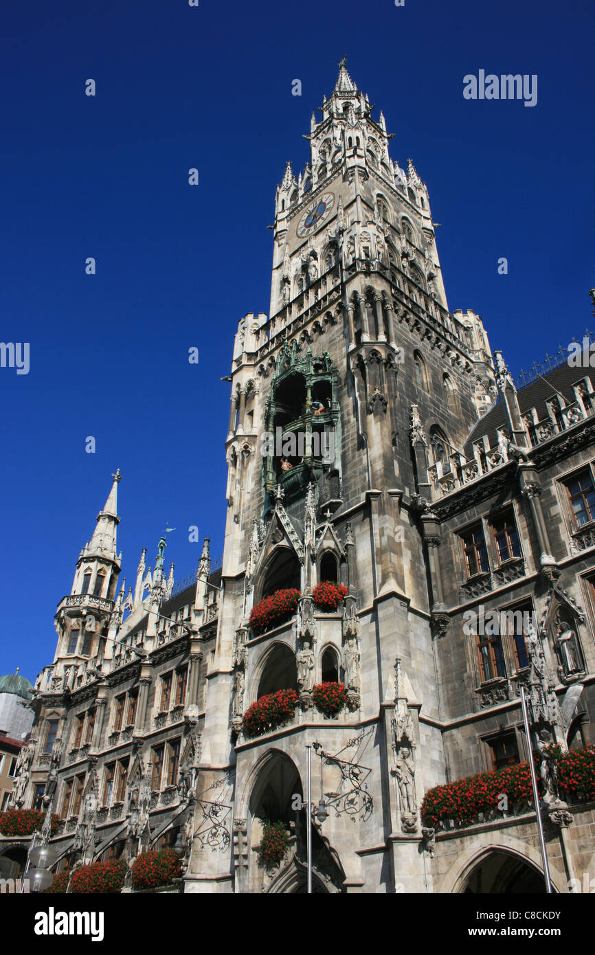 New Town Hall of Munich, Germany. Stock Photo