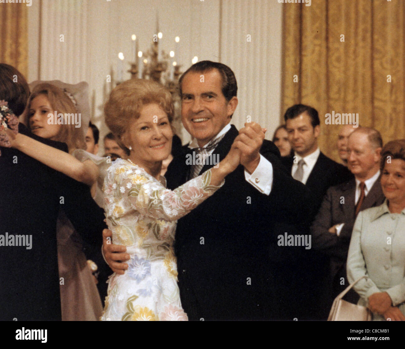 RICHARD NIXON (1913-1994) 37th President of the USA with wife Pat at ...