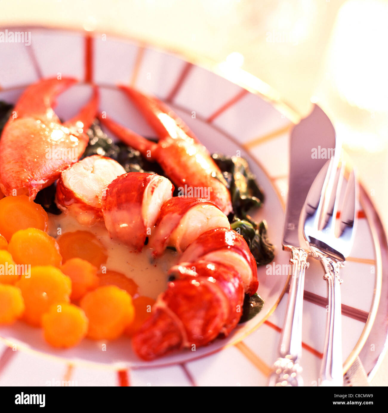 Lobster with vanilla Stock Photo Alamy