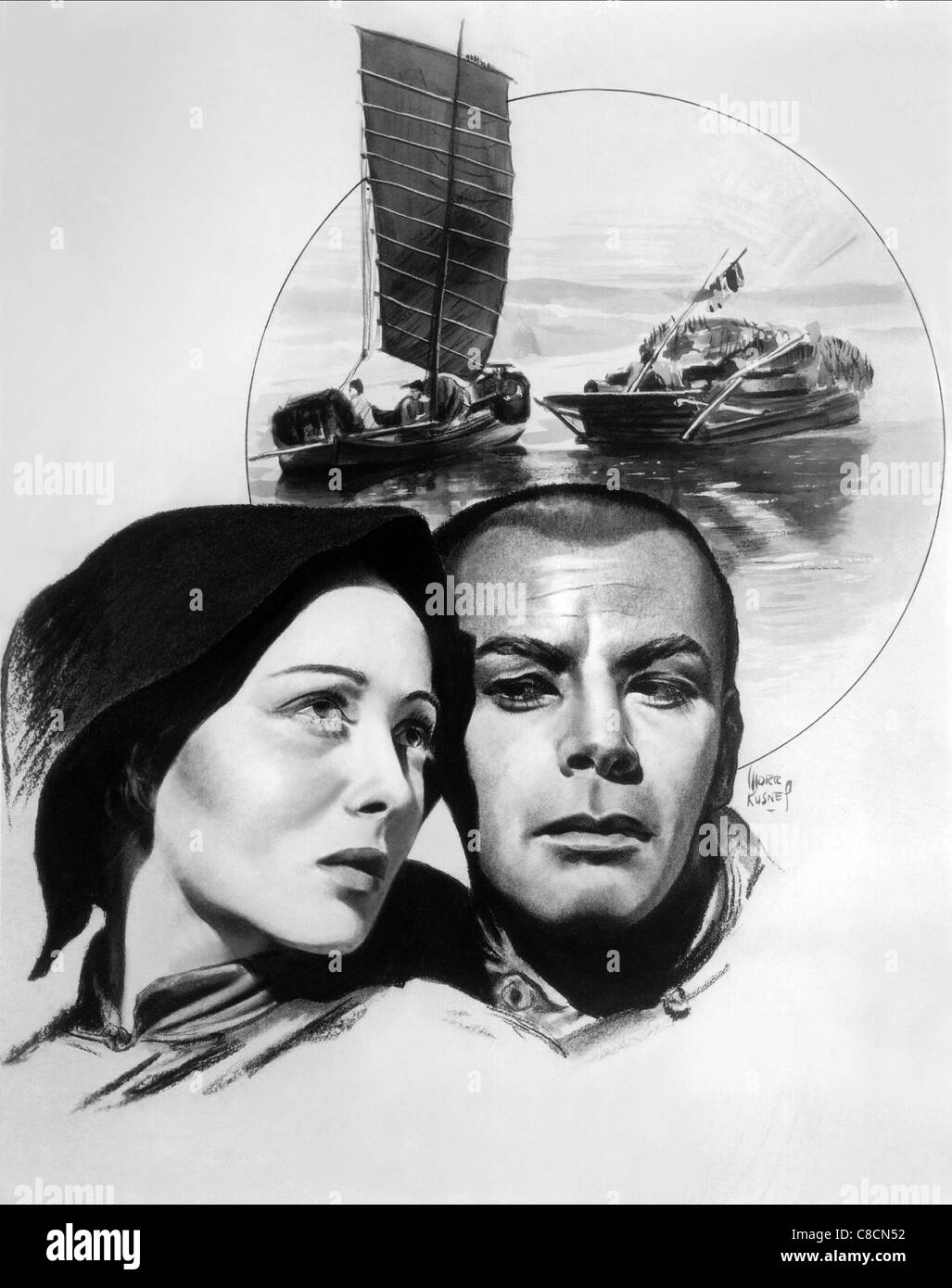 LUISE RAINER, PAUL MUNI, THE GOOD EARTH, 1937 Stock Photo - Alamy