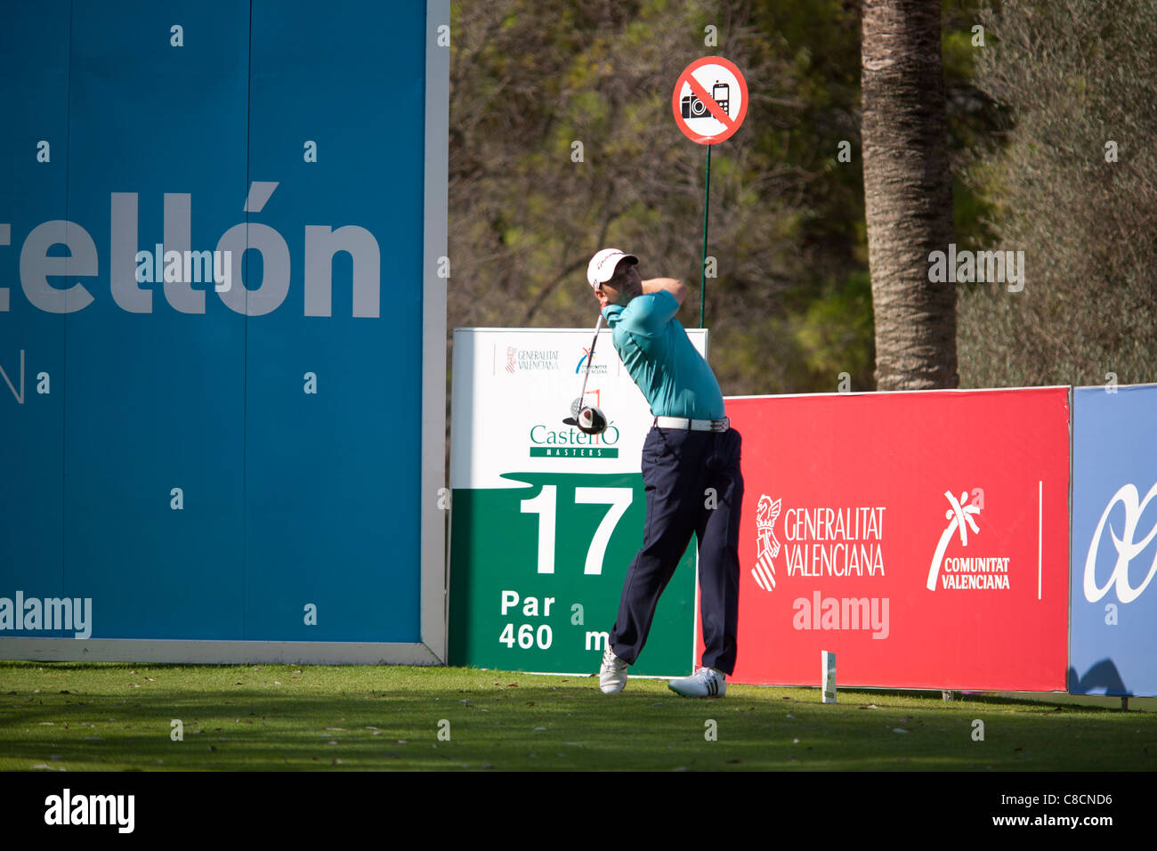 ProAm Golf Tournament - Sergio Garica hits the ball Stock Photo