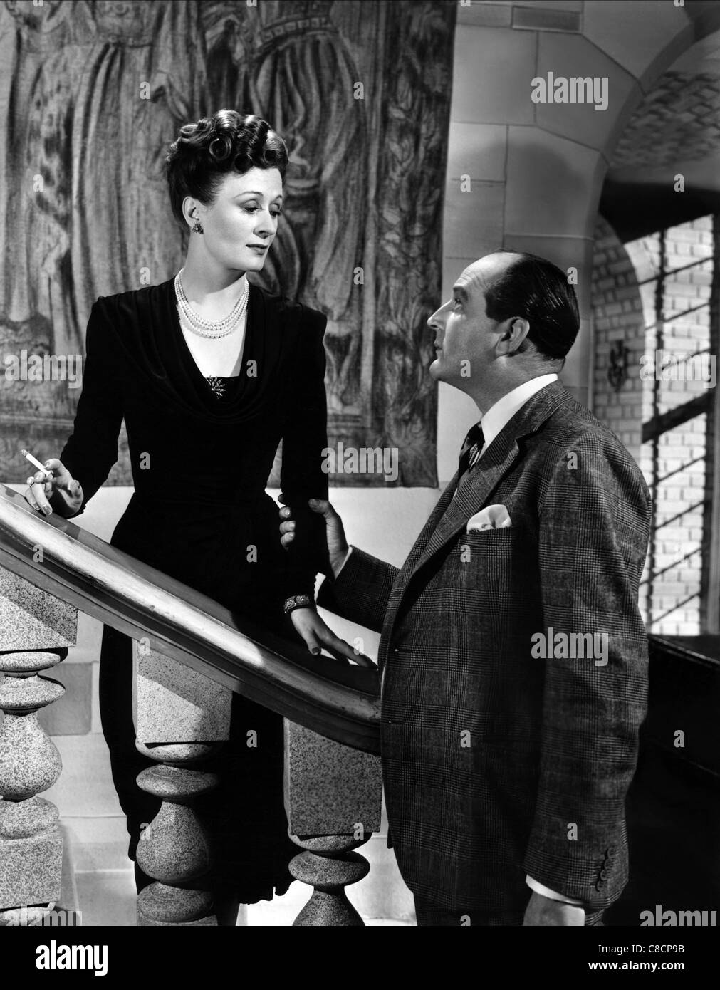 URSULA JEANS, CECIL PARKER, THE WOMAN IN THE HALL, 1947 Stock Photo - Alamy