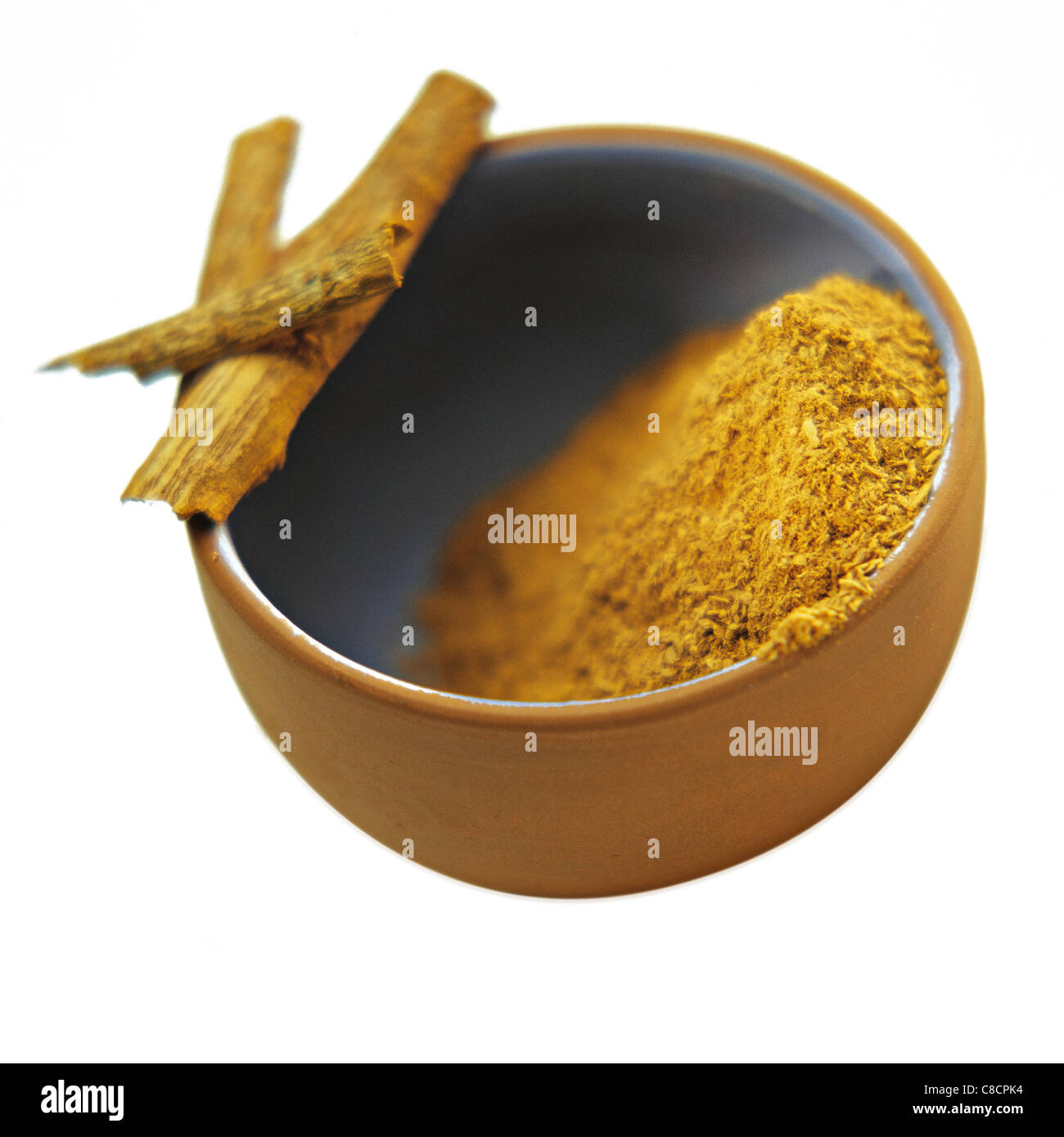 cinnamon powder Stock Photo