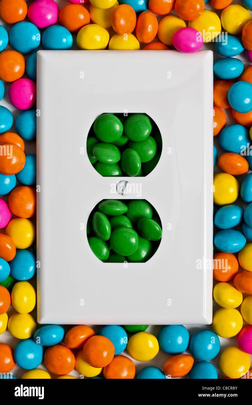 Green sweet candy energy Stock Photo Alamy