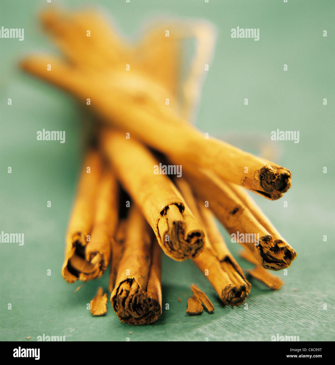 Cinnamon sticks Stock Photo