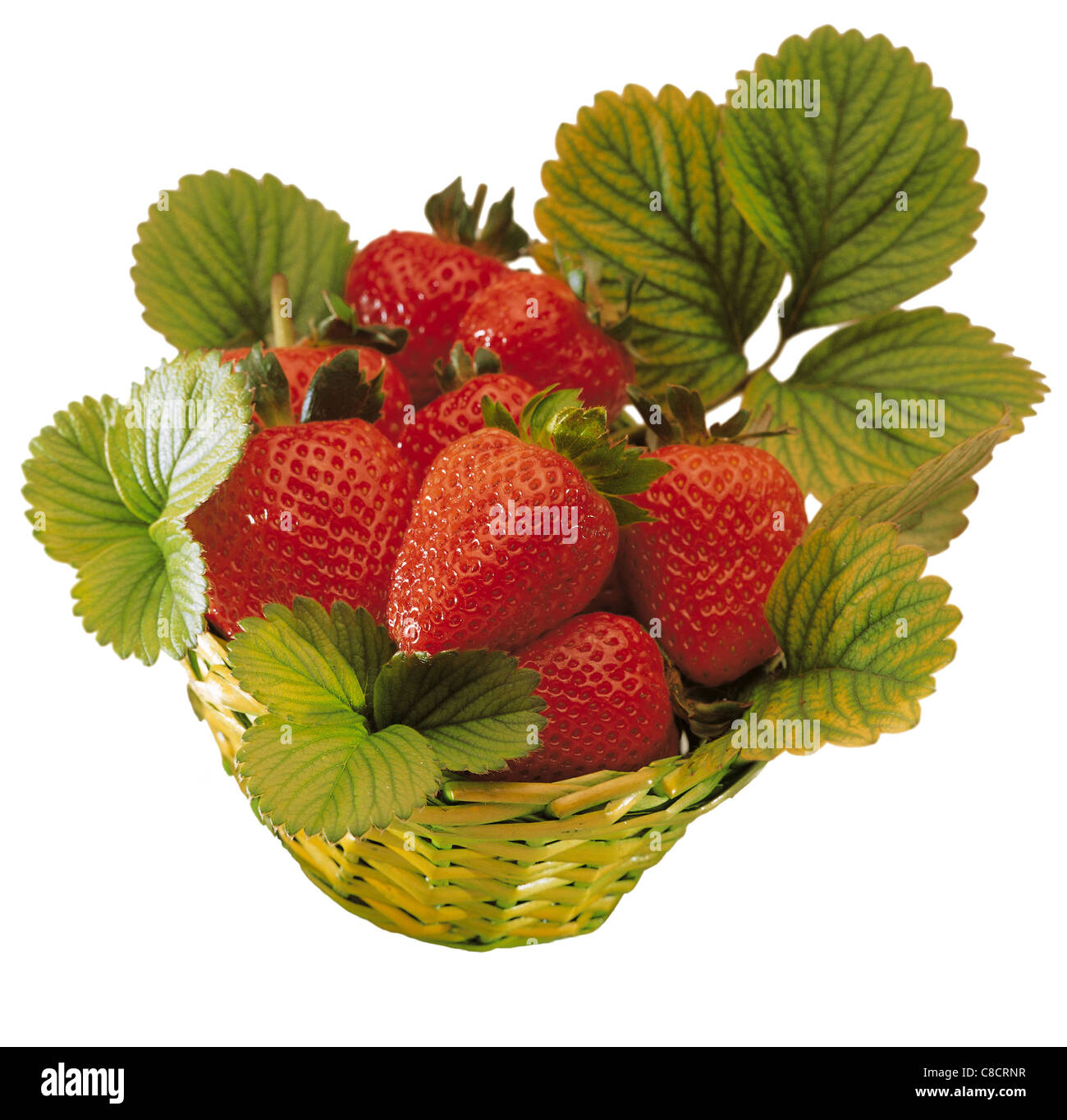 Red and green strawberries hi-res stock photography and images - Alamy