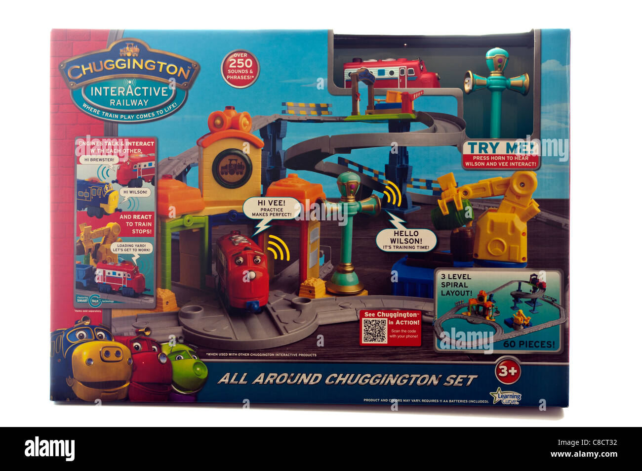 Chuggington Childrens toy Train Set Stock Photo - Alamy