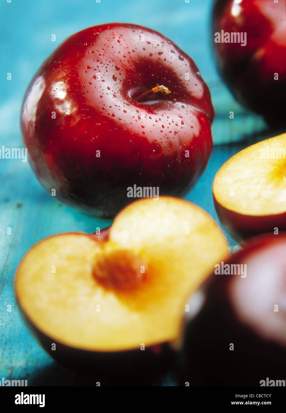 plums Stock Photo