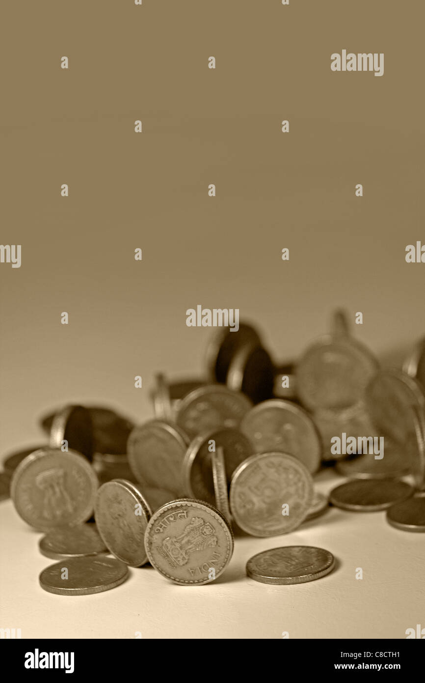 Silver rupees hi-res stock photography and images - Alamy
