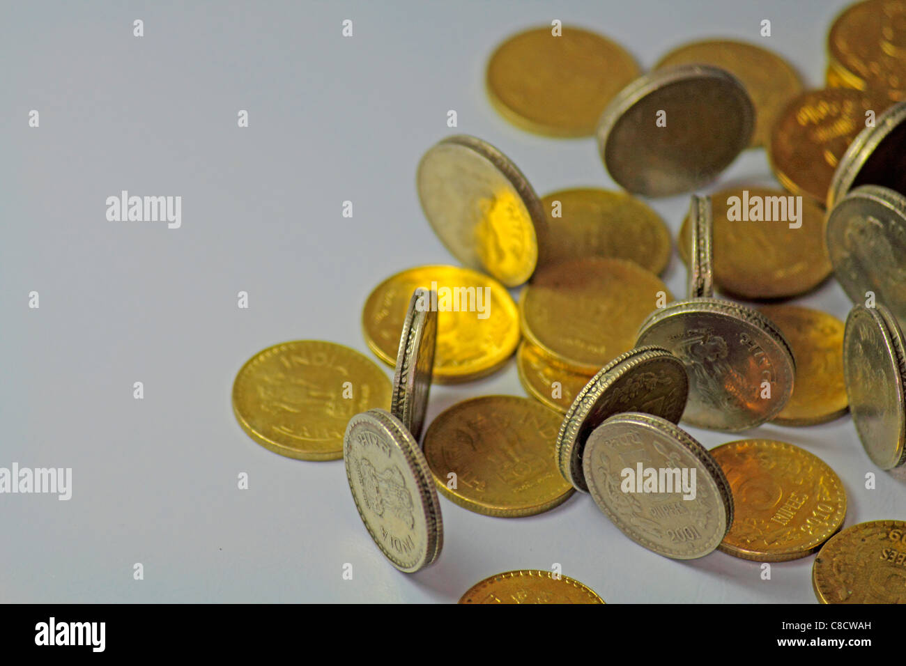 Silver rupees hi-res stock photography and images - Alamy