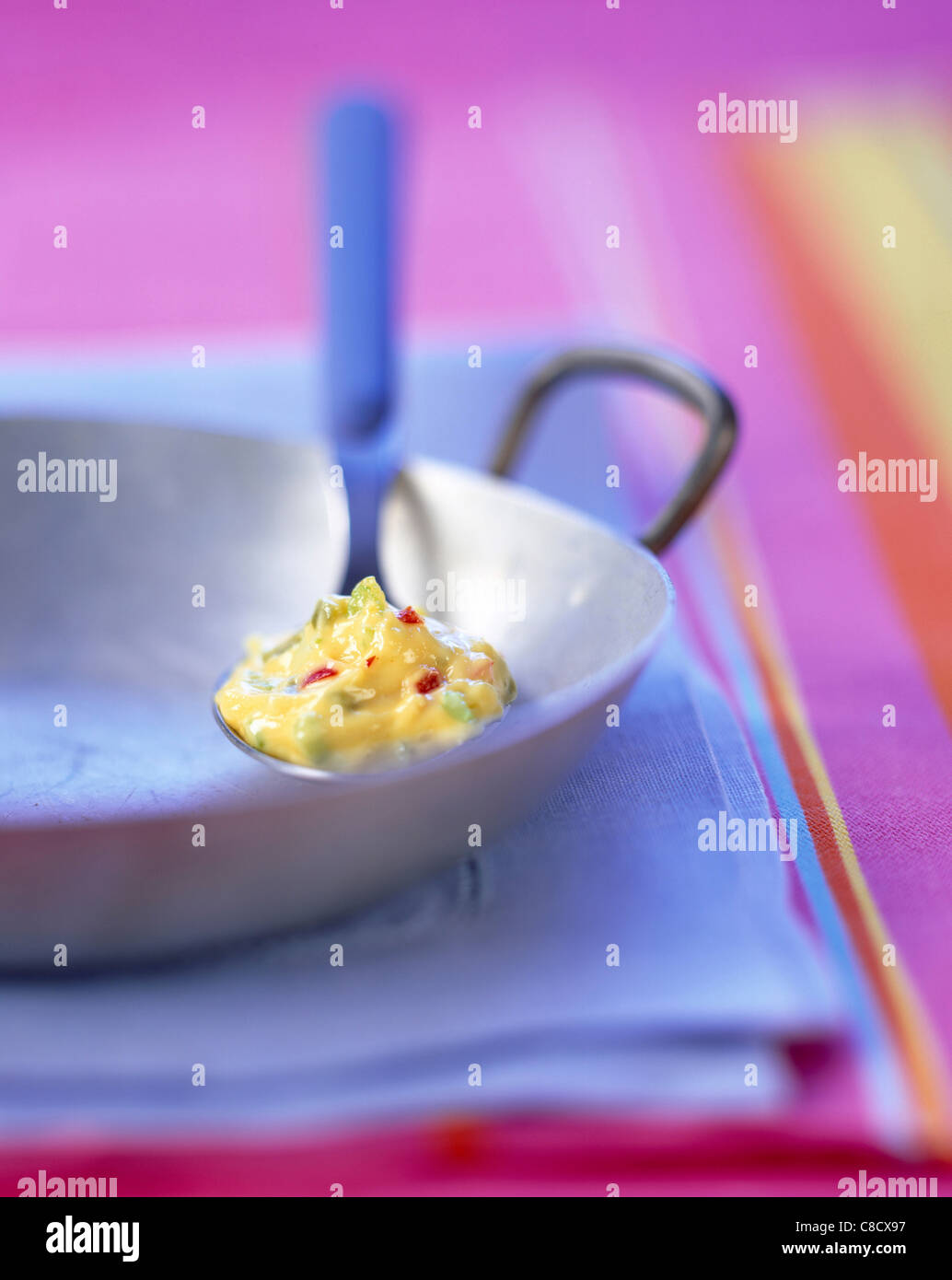 Teaflavored curry sauce Stock Photo Alamy