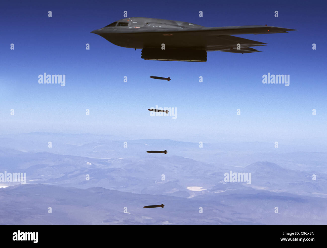 HILL AIR FORCE BASE, Utah A B2 Spirit drops 32 inert Joint Direct