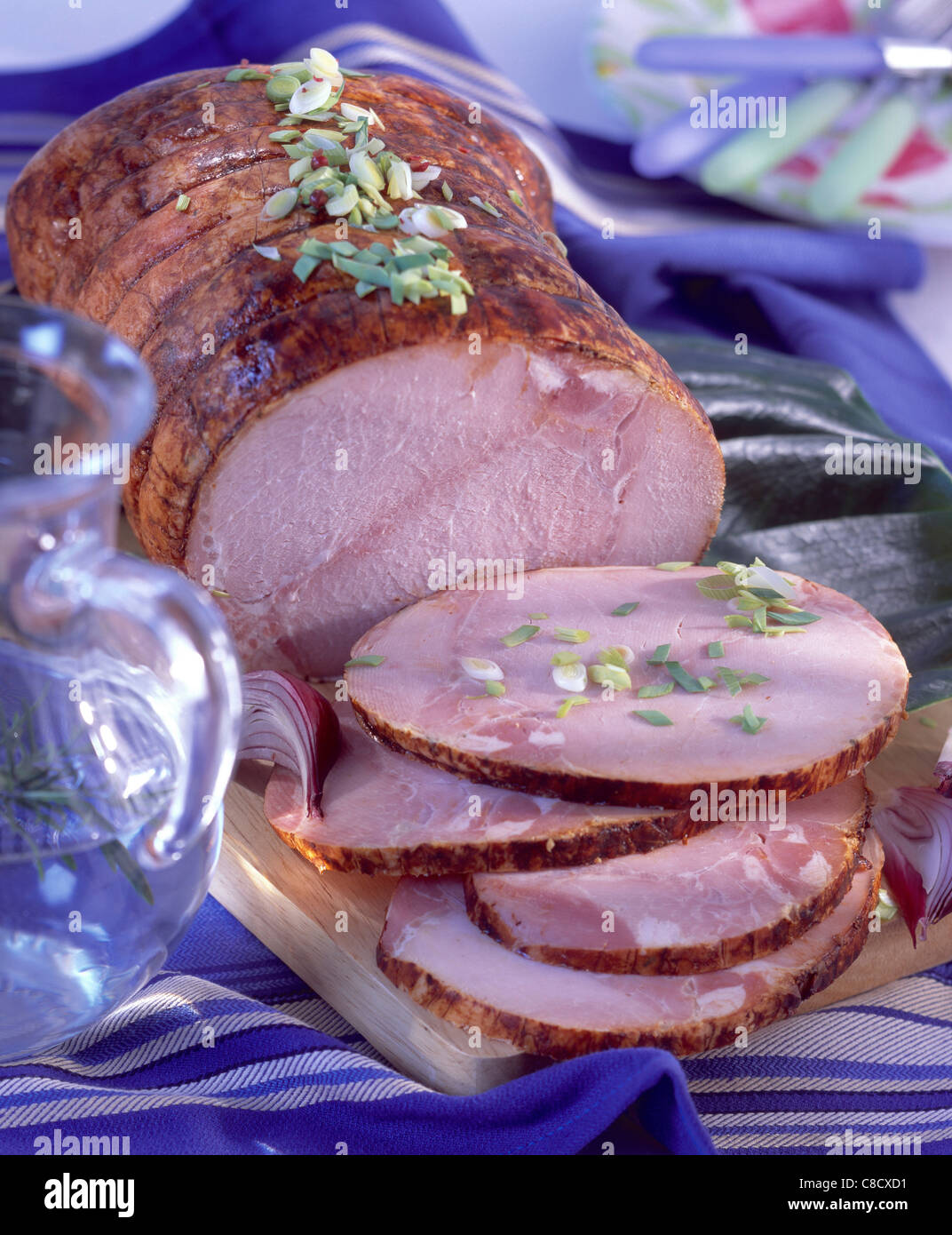 Cold roast pork Stock Photo - Alamy