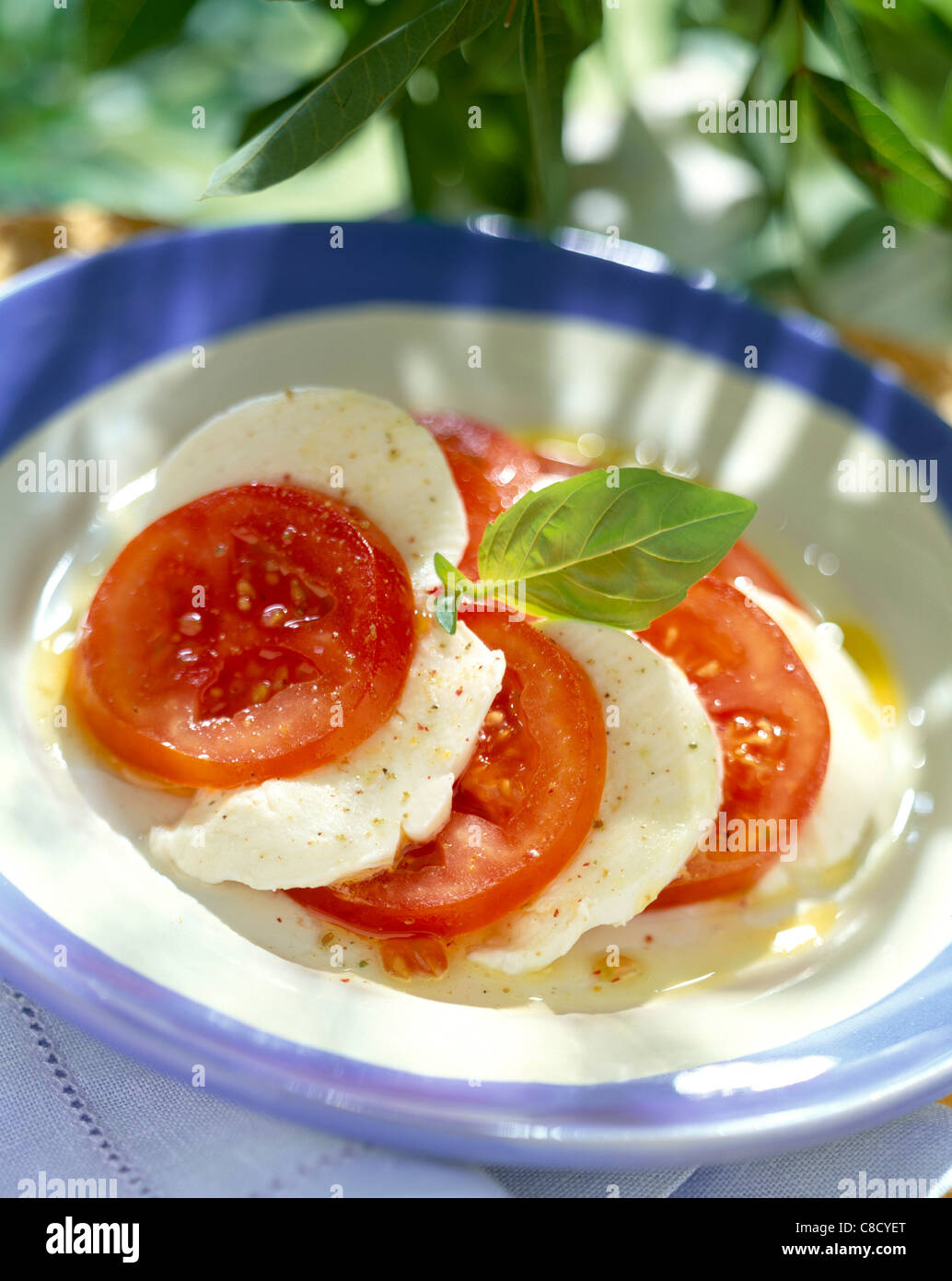 tomato and mozzarella Stock Photo - Alamy