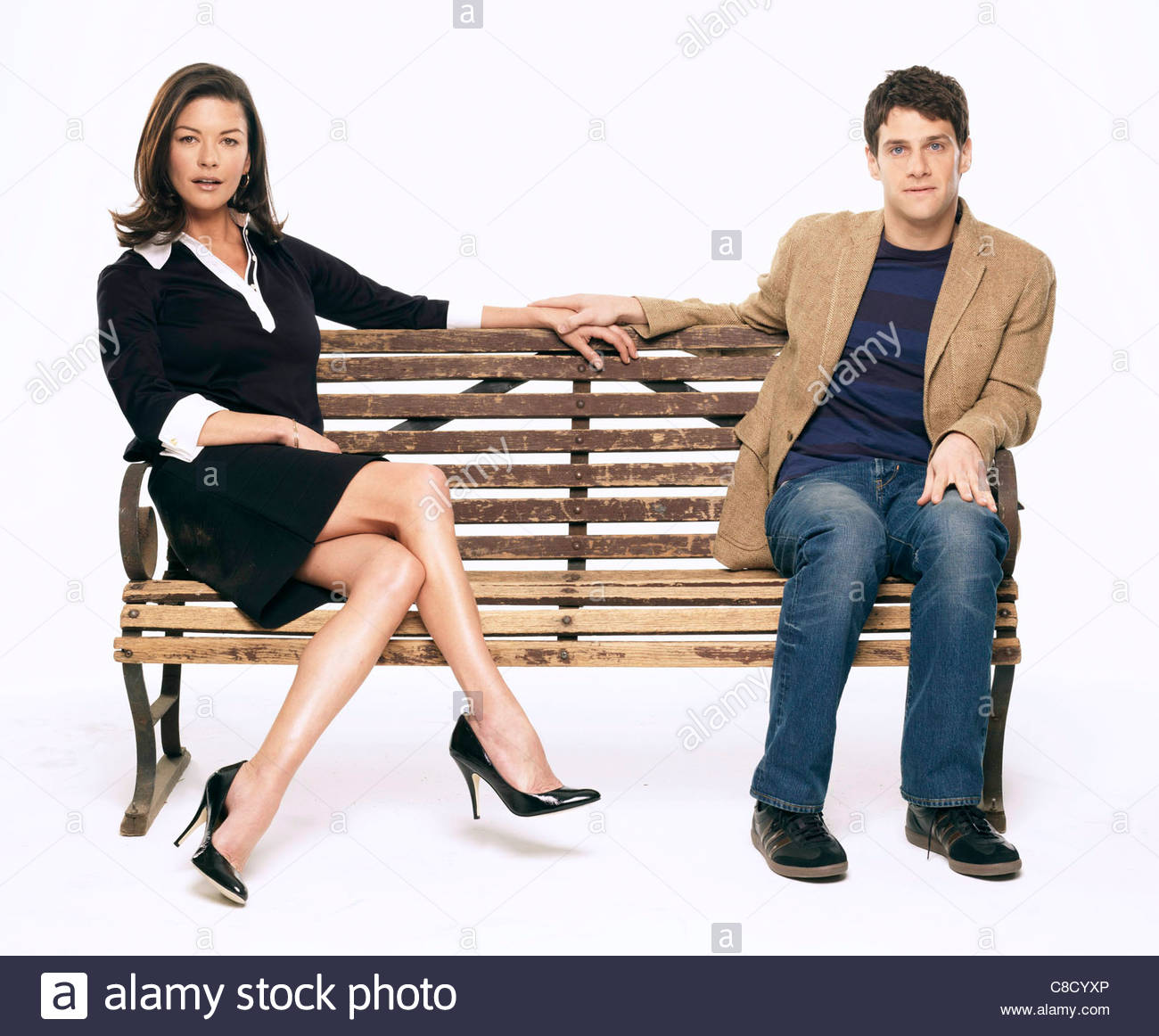 CATHERINE ZETAJONES & JUSTIN BARTHA THE REBOUND (2009 Stock Photo