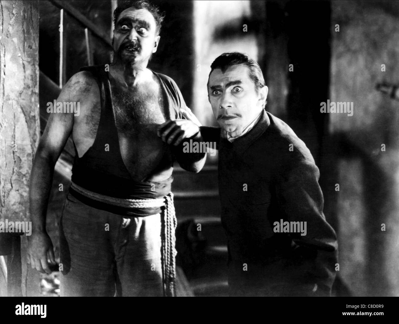 FREDERICK PETERS, BELA LUGOSI, WHITE ZOMBIE, 1932 Stock Photo