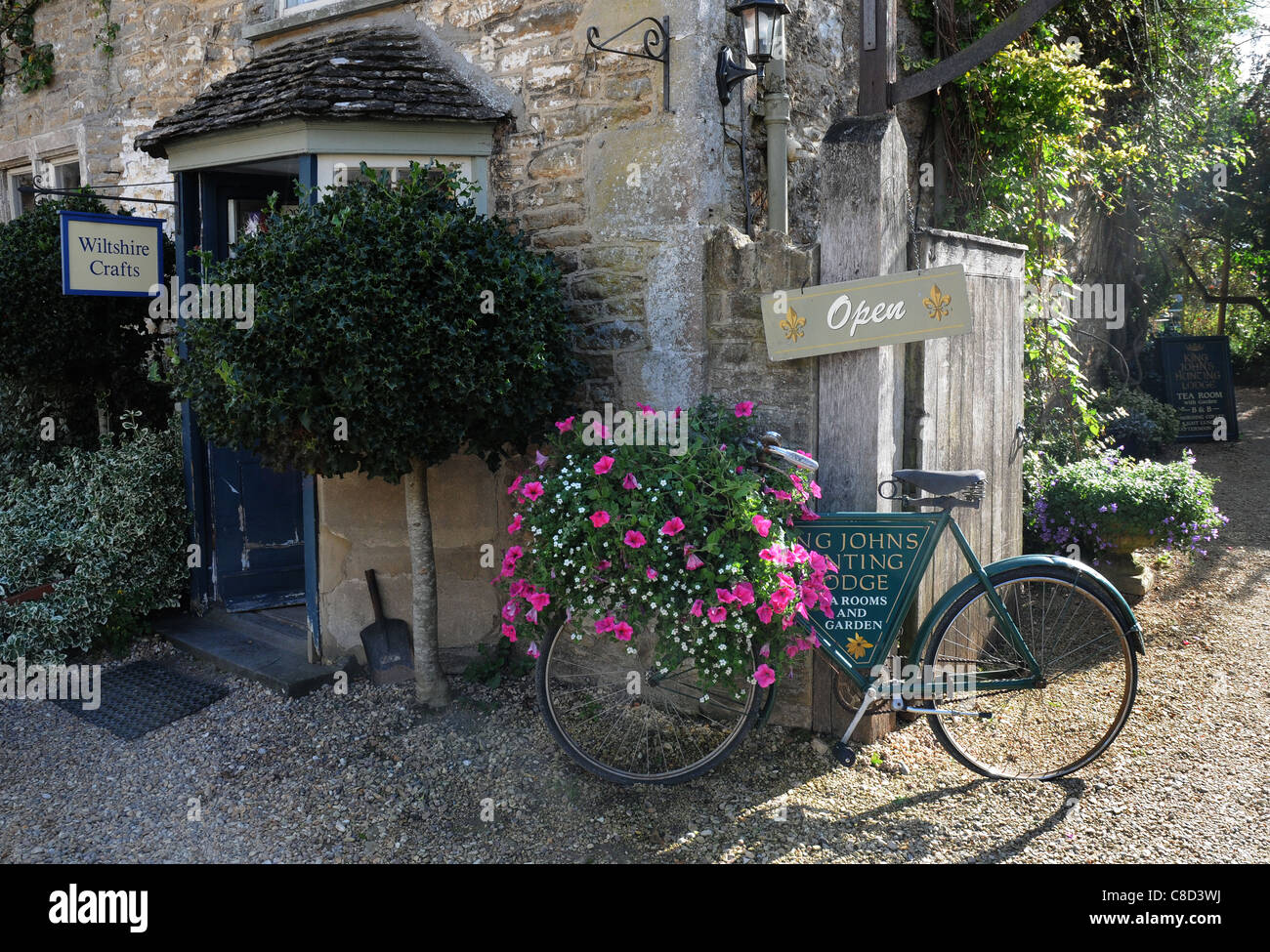 KING JOHN'S HUNTING LODGE TEA ROOMS IN THE PICURESQUE VILLAGE OF LACOCK