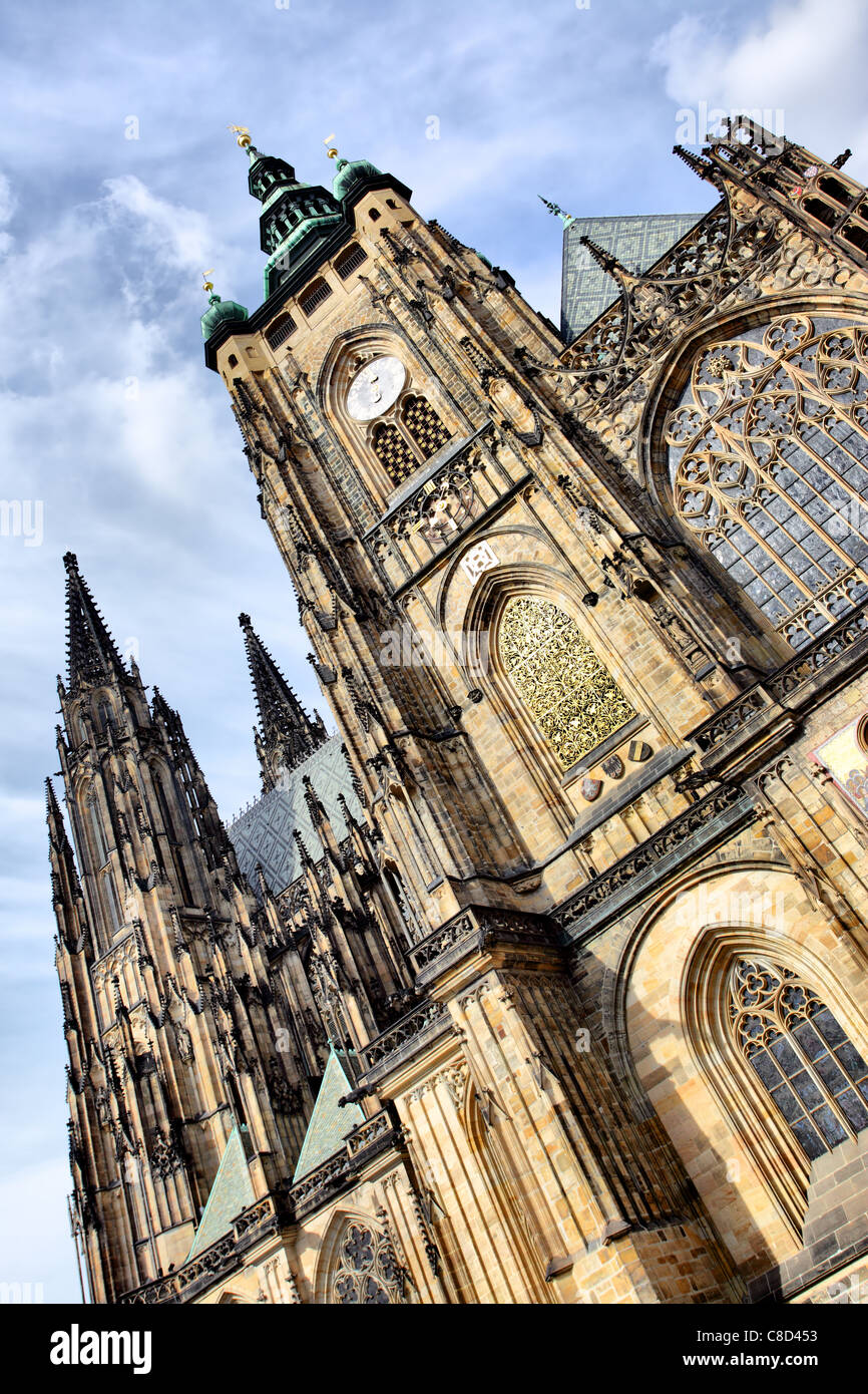 St. Vitus Cathedral, Prague, Czech republic Stock Photo