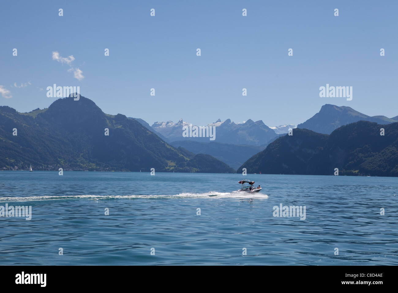 Lake Lucerne Switzerland Stock Photo Alamy