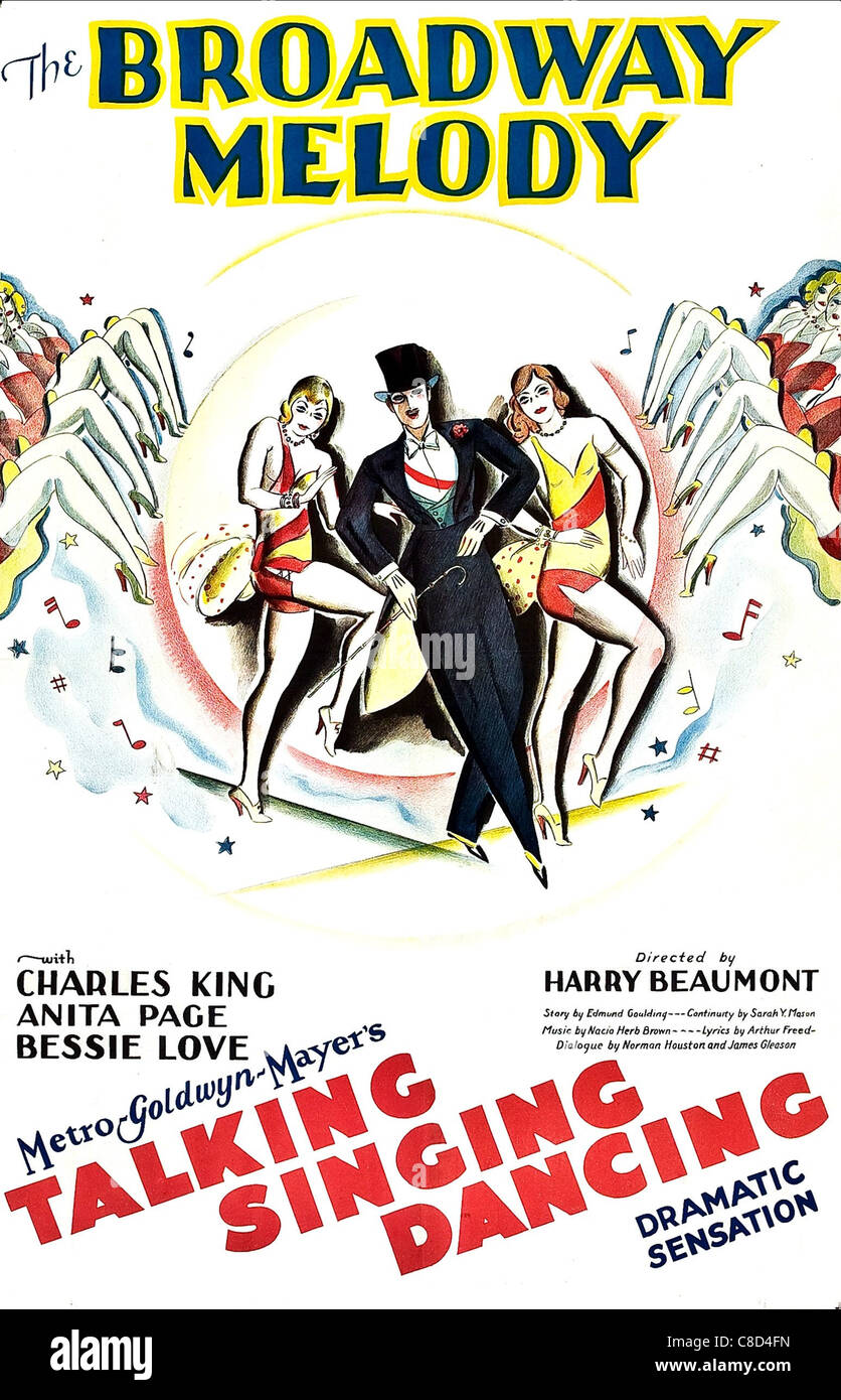 MOVIE POSTER THE BROADWAY MELODY (1929 Stock Photo - Alamy