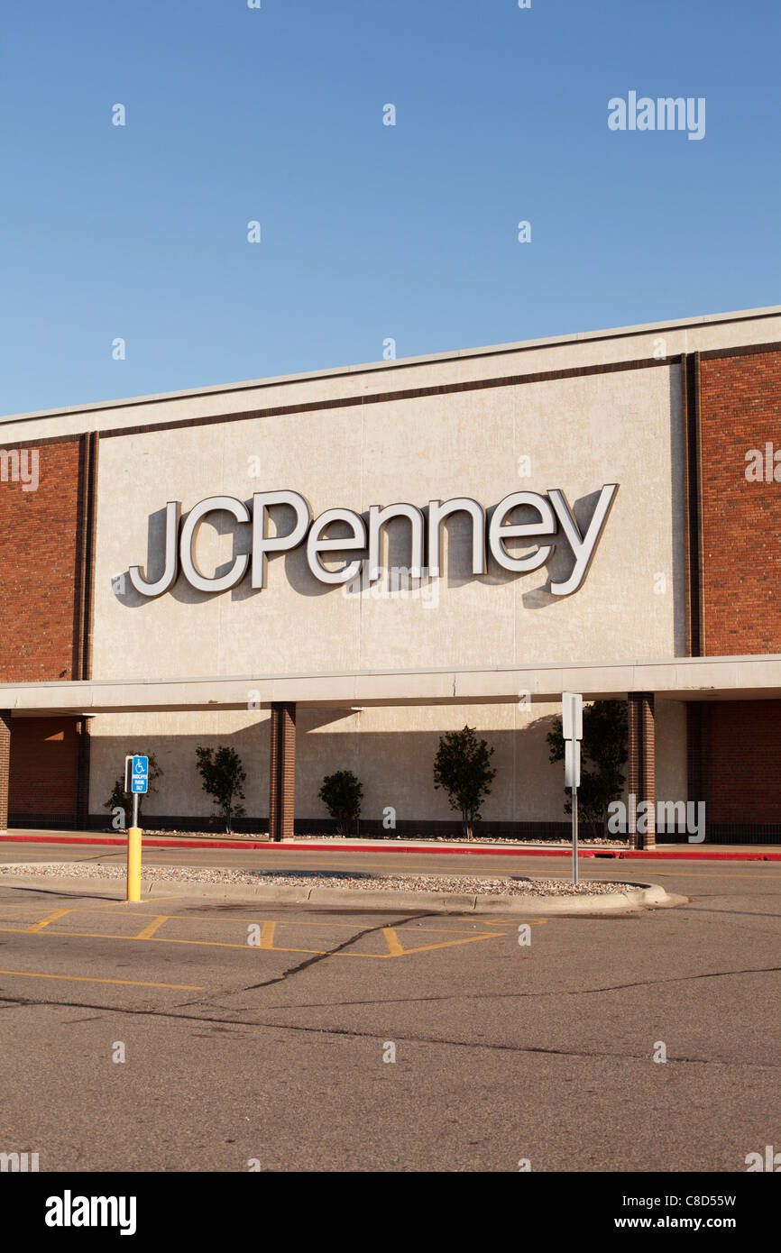 JC Penney Store, Crossroads Mall, Minnesota, USA. Stock Photo