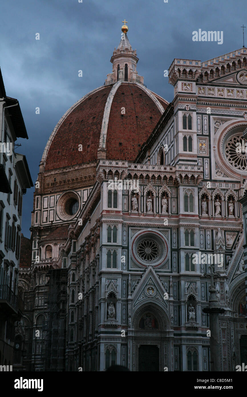 Basilica of the Basilica of Santa Maria del Fiore in Florence, Italy. Stock Photo
