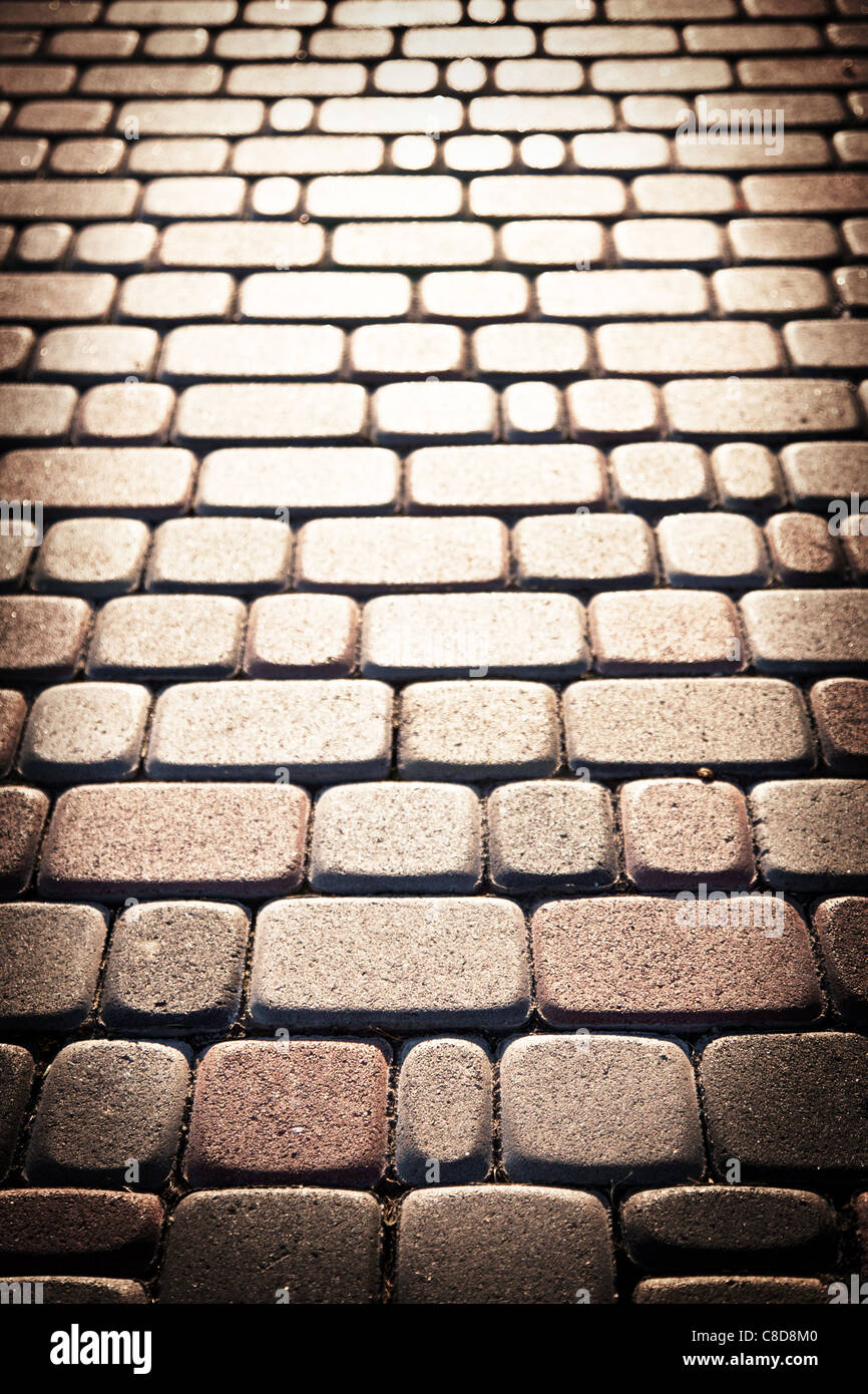 Brick pattern of pavement Stock Photo - Alamy
