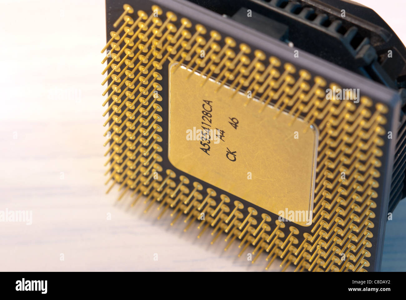 Intel Pentium overdrive microprocessor close up Stock Photo Alamy