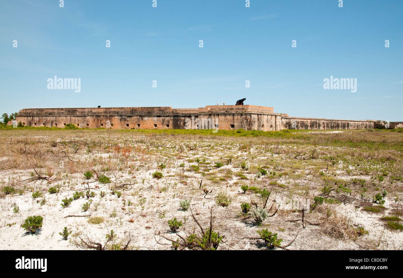 Florida, Gulf Breeze, Gulf Islands National Seashore, Fort Pickens, built 1829-1834, used until 1947 Stock Photo