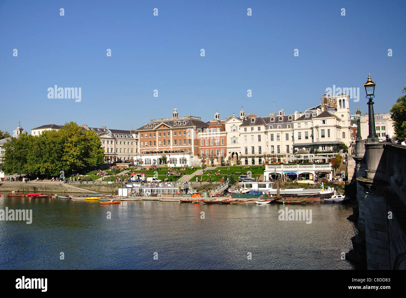 Thames Riverside from Richmond Bridge, Richmond, Richmond upon Thames ...