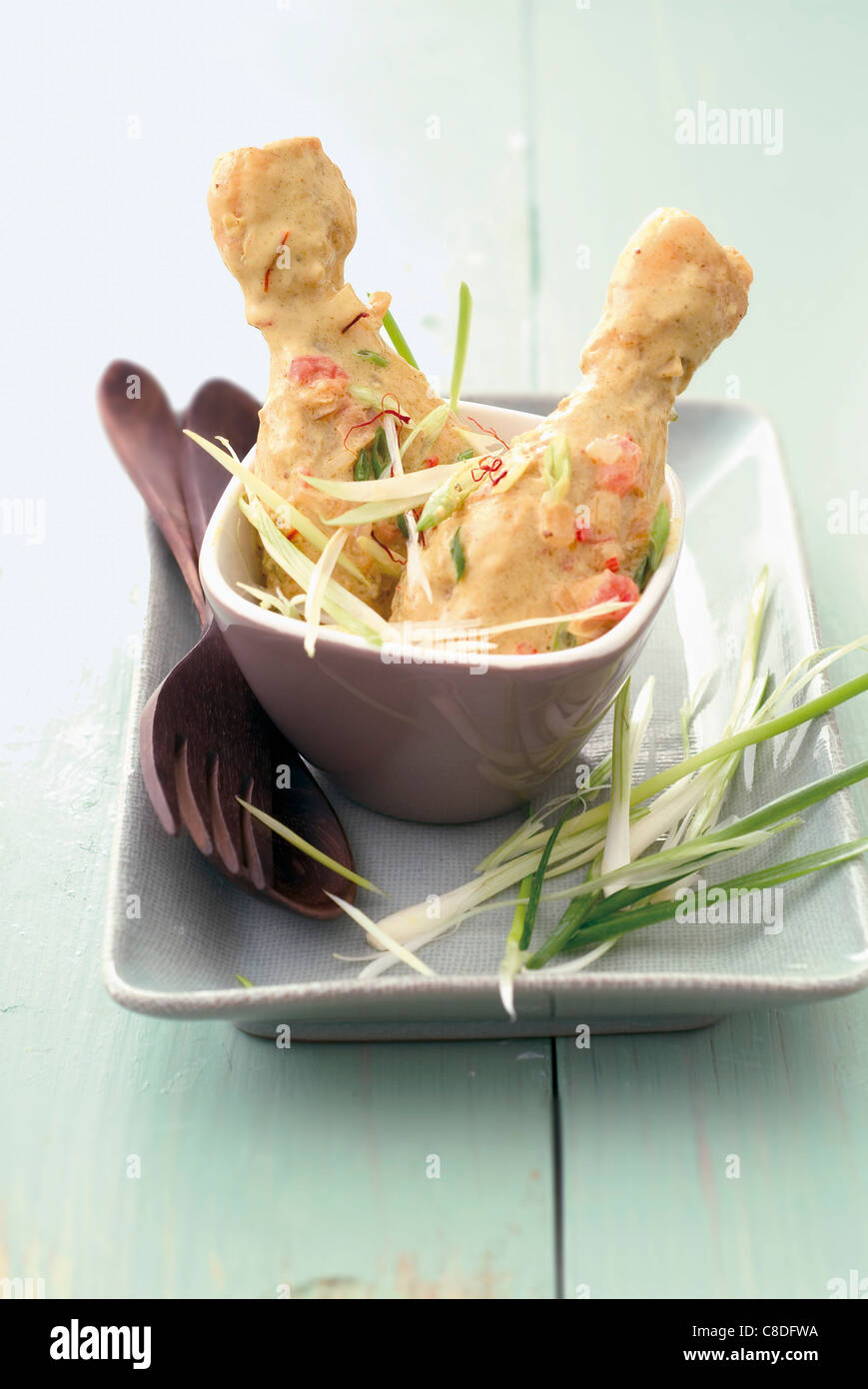 Coconut milk chicken curry Stock Photo - Alamy