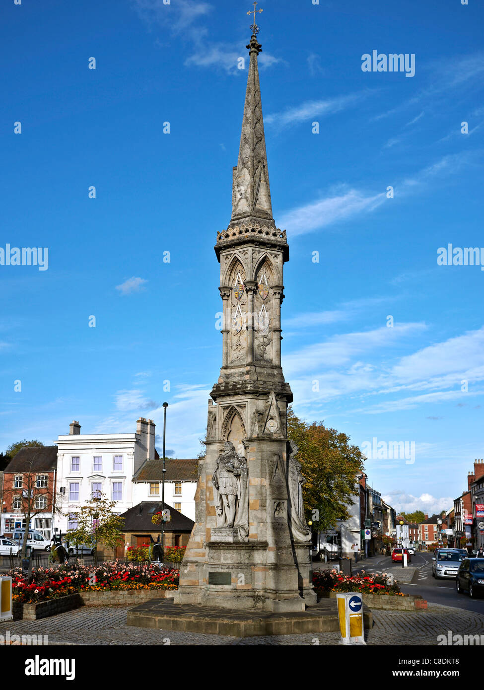 Banbury Cross monument. Oxfordshire England UK Europe Stock Photo