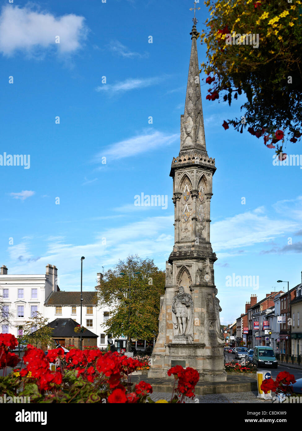 Banbury Cross monument. Oxfordshire England UK Stock Photo