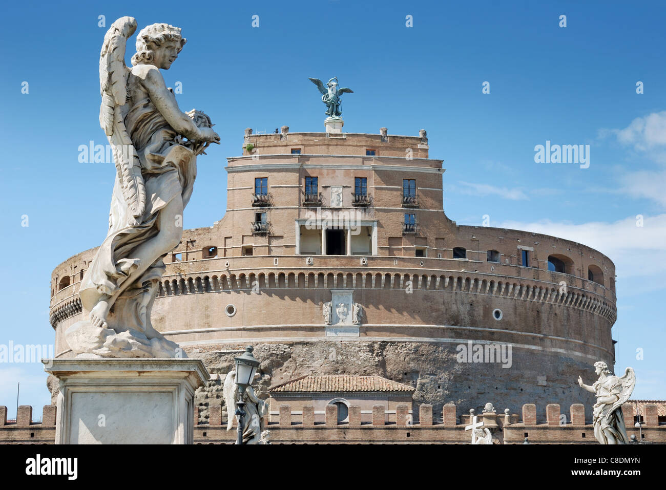 Facade of the Sant Angelo Castle in Rome, Italy Stock Photo - Alamy