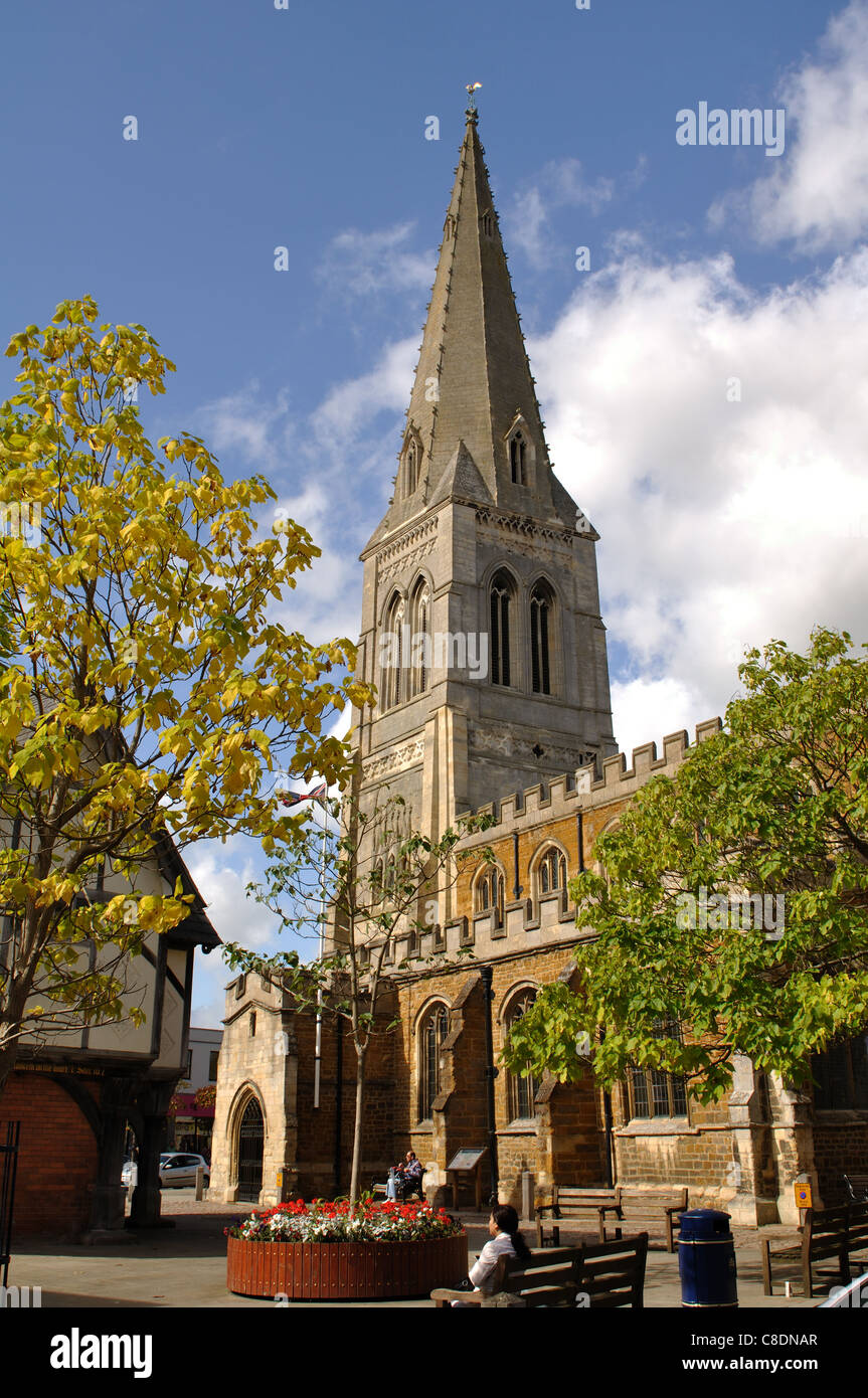 St. Dionysius Church, Market Harborough, Leicestershire, England, UK Stock Photo