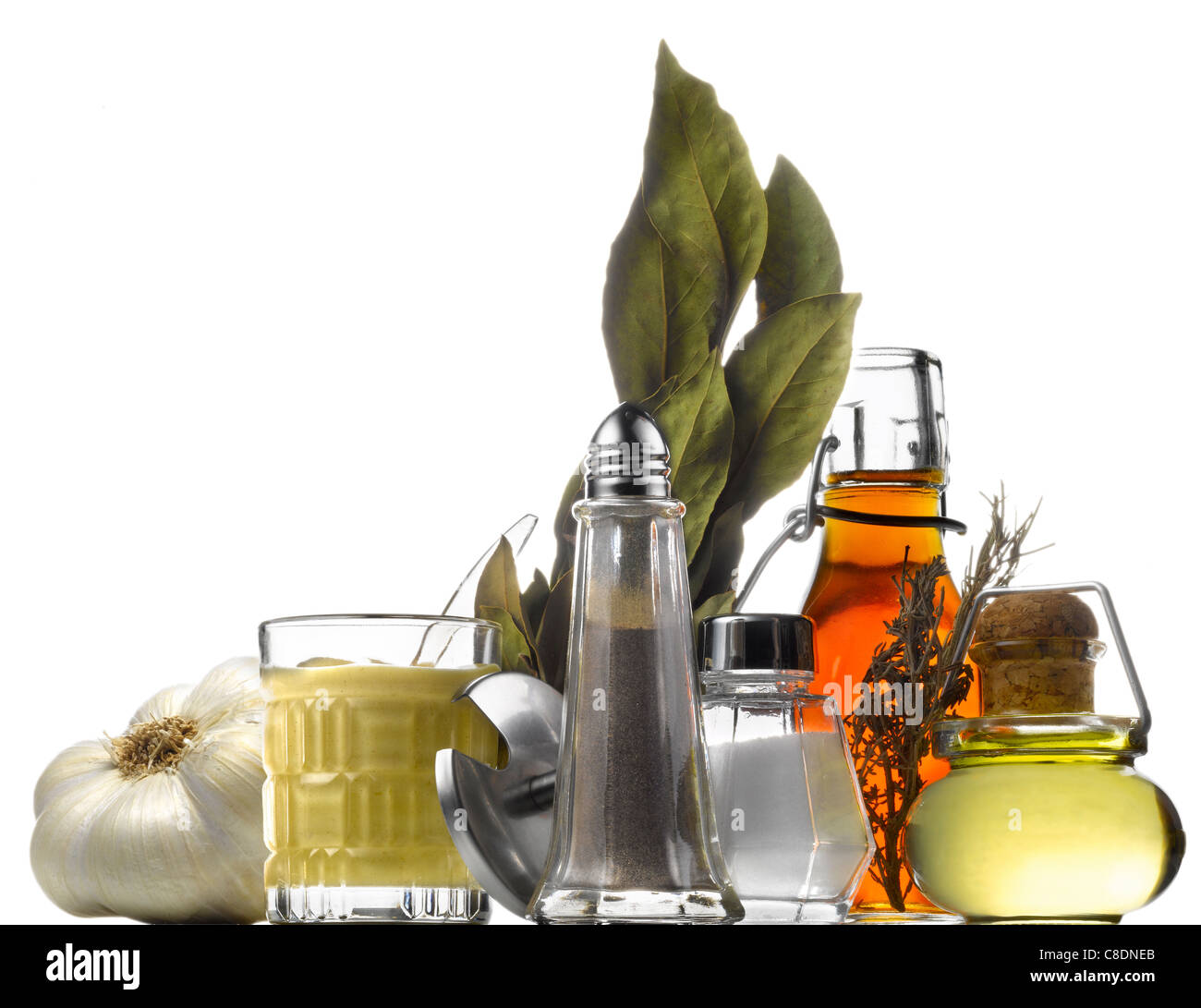 Compositions with ingredients for dressings Stock Photo Alamy