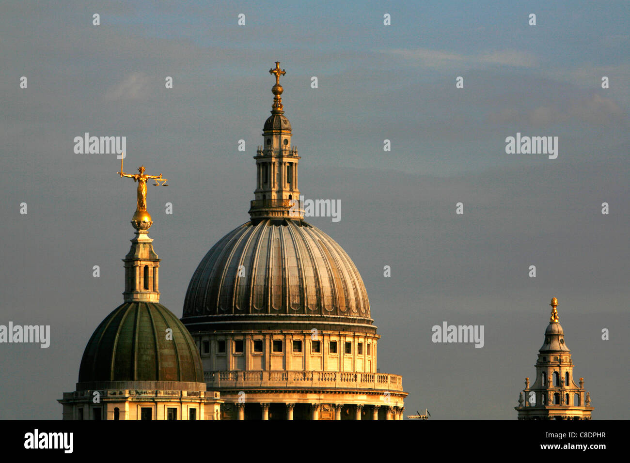 Statue of Justice on top of the Old Bailey (Central Criminal Court) in