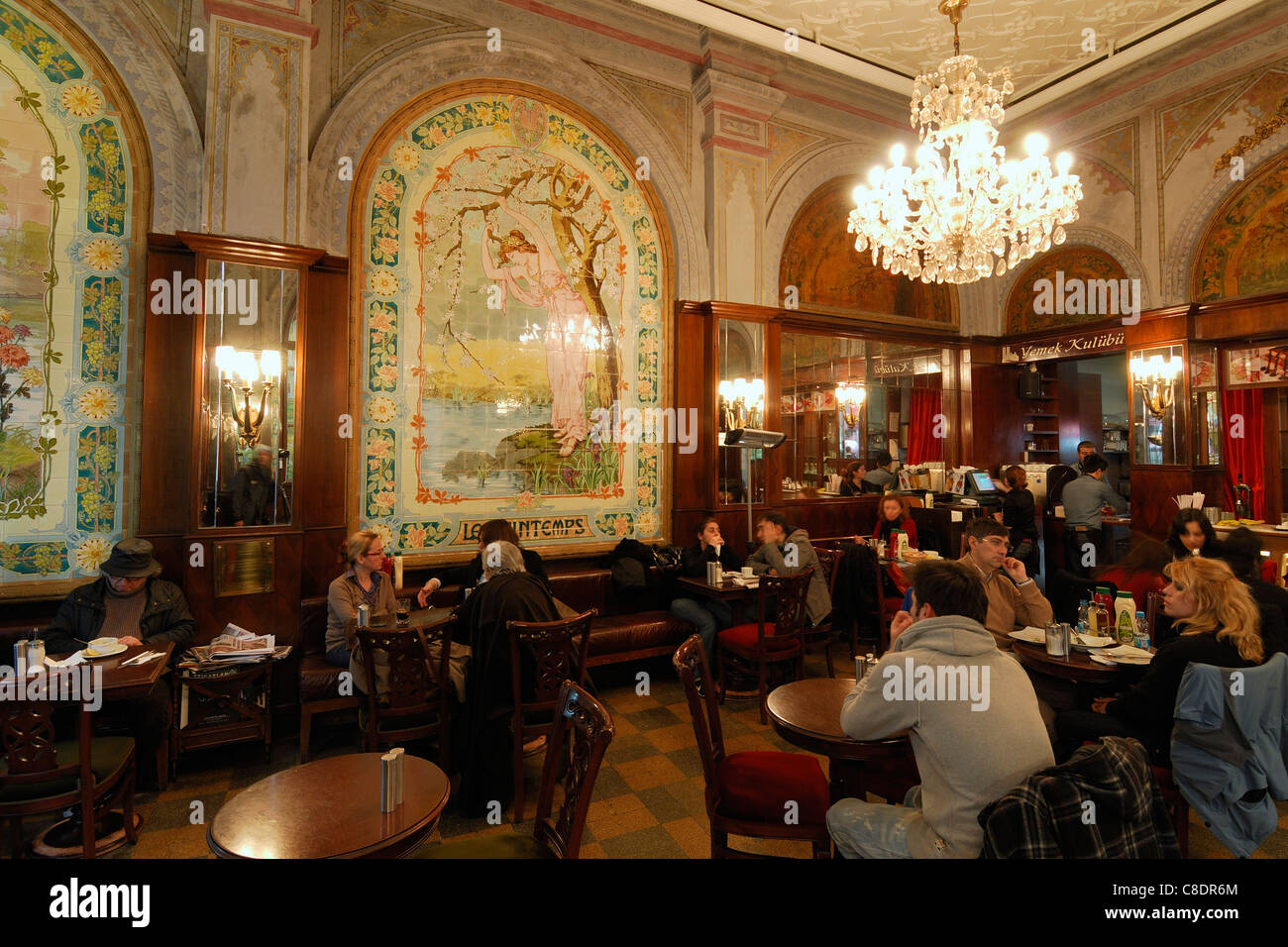 Markiz Cafe Istiklal Caddesi Istanbul Turkey Stock Photo - Alamy