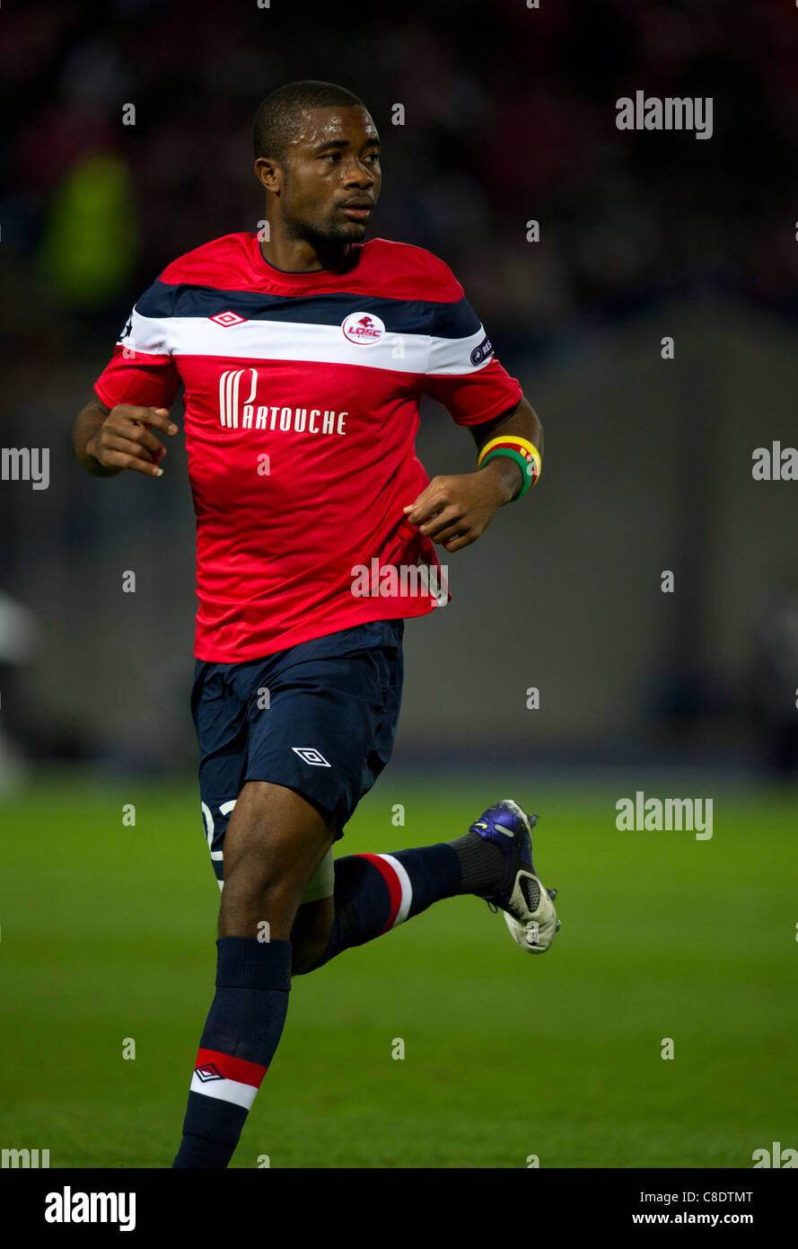 Aurelien Chedjou of Lille Olympique Sporting Club Stock Photo