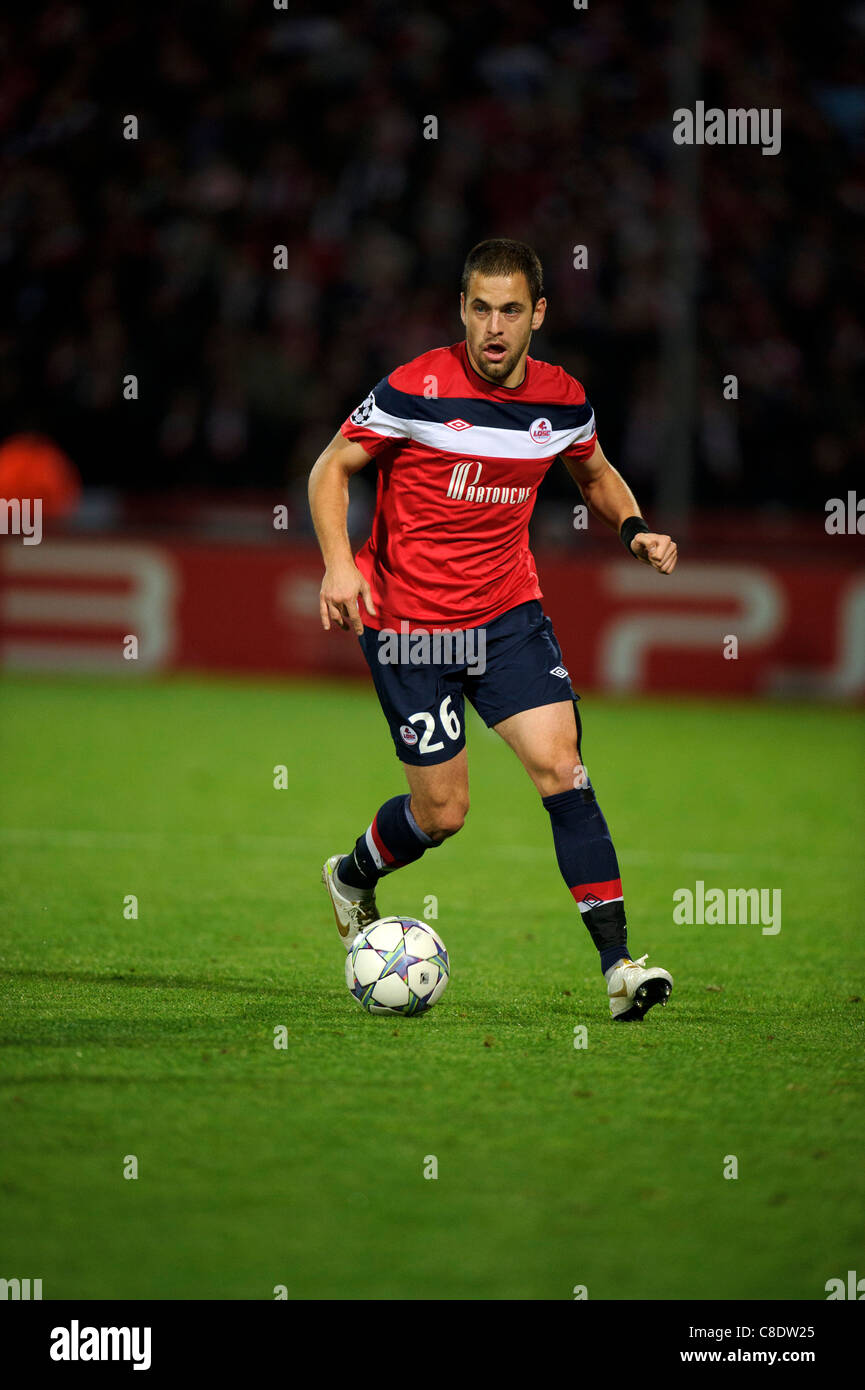 Joe Cole of Lille Olympique Sporting Club Stock Photo