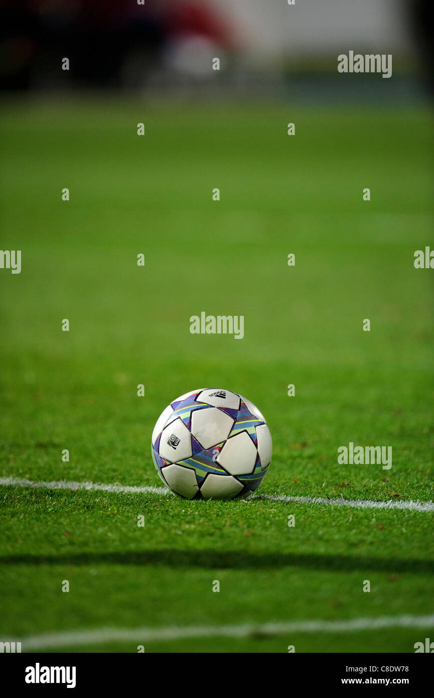 UEFA Champions League match ball Stock Photo