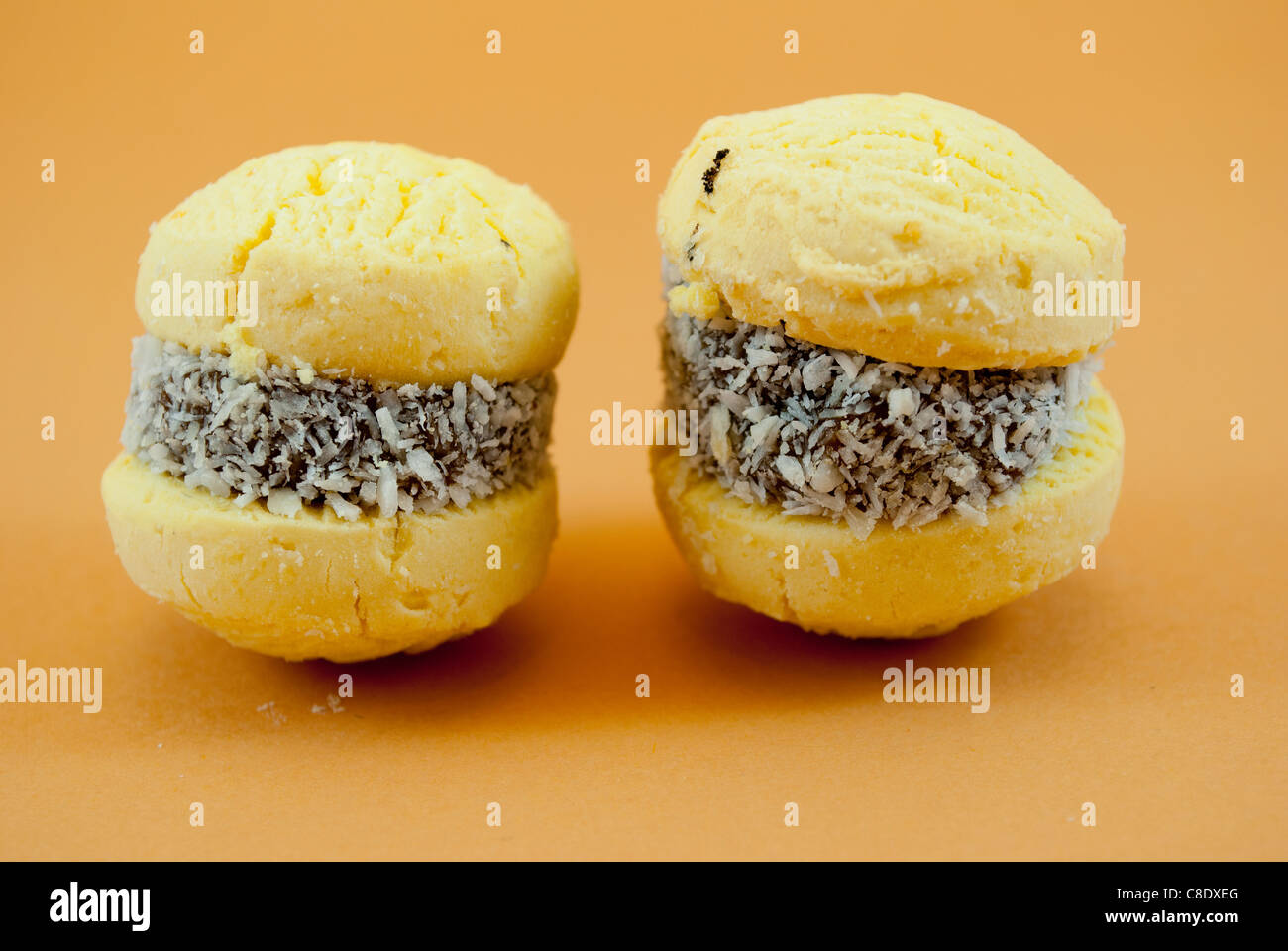 alfajores with milk candy Stock Photo