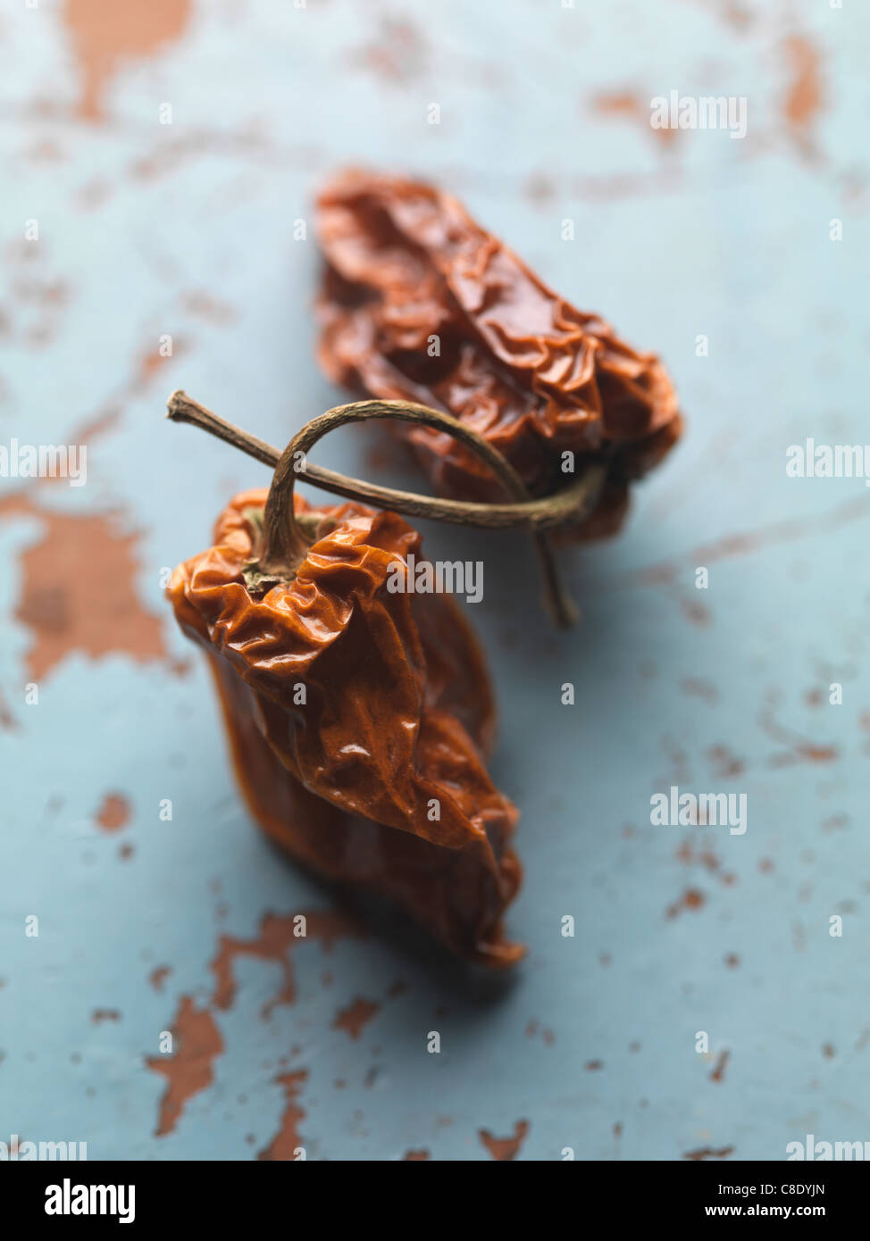 Dried Habanero peppers Stock Photo Alamy