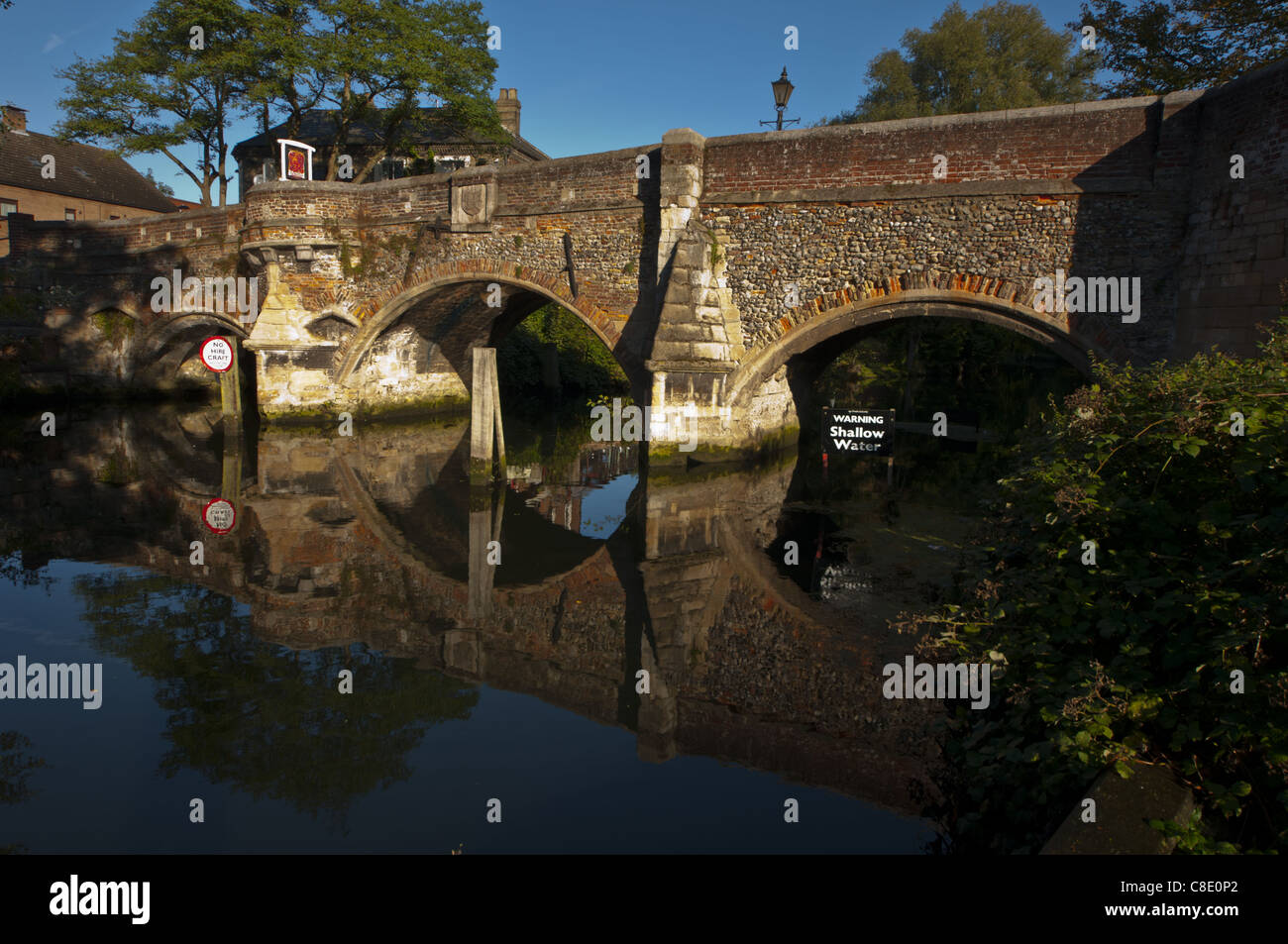 Bishop Bridge is a medieval bridges which span the River Wensum in